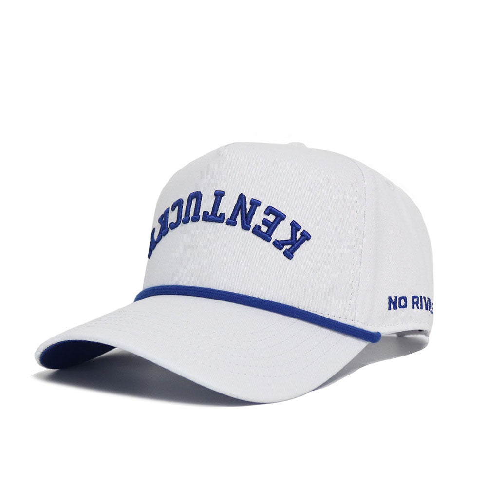 No Rivals Kentucky Upside Down Hat - Whiteout With Rope