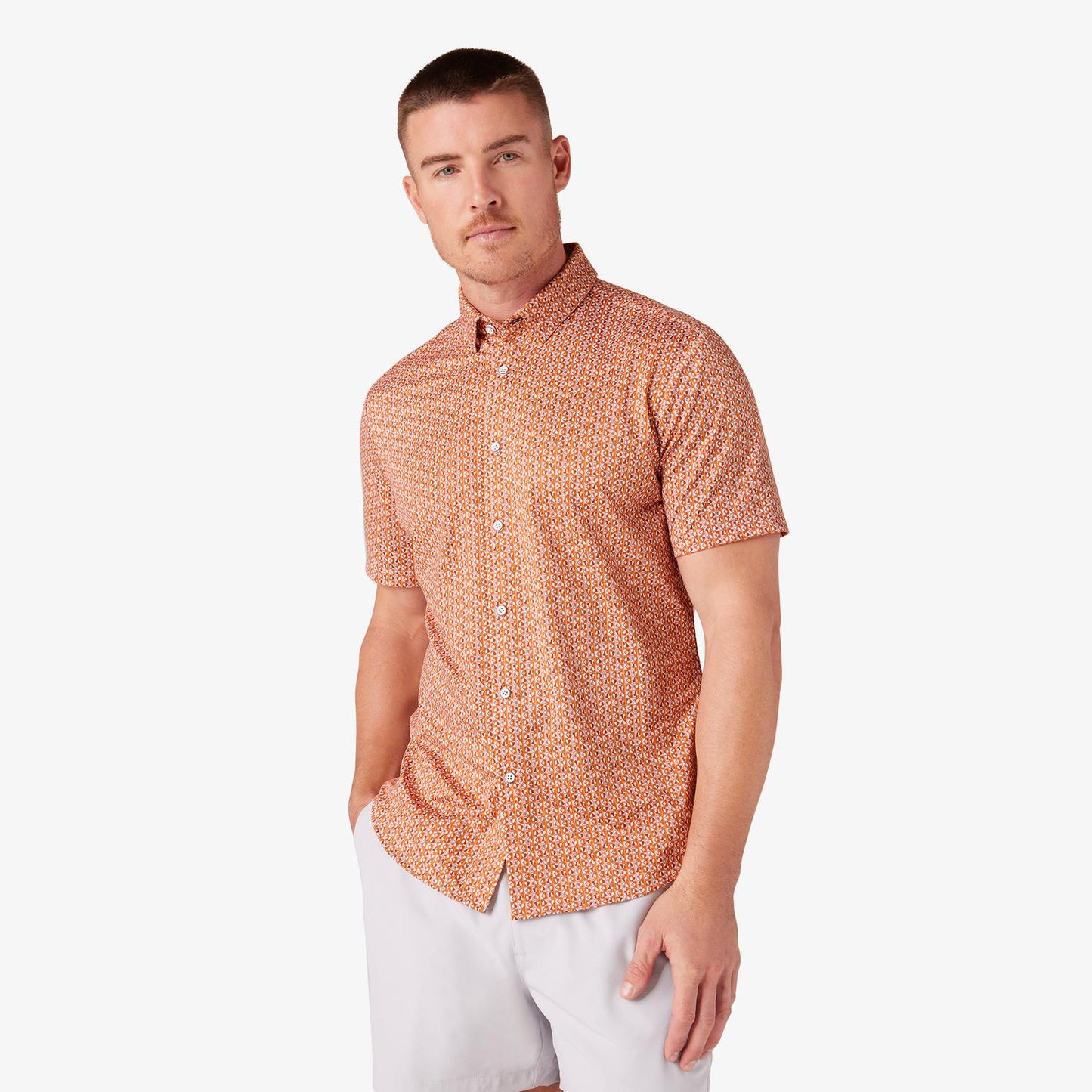 Mizzen + Main Halyard No Tuck Short Sleeve Dress Shirt