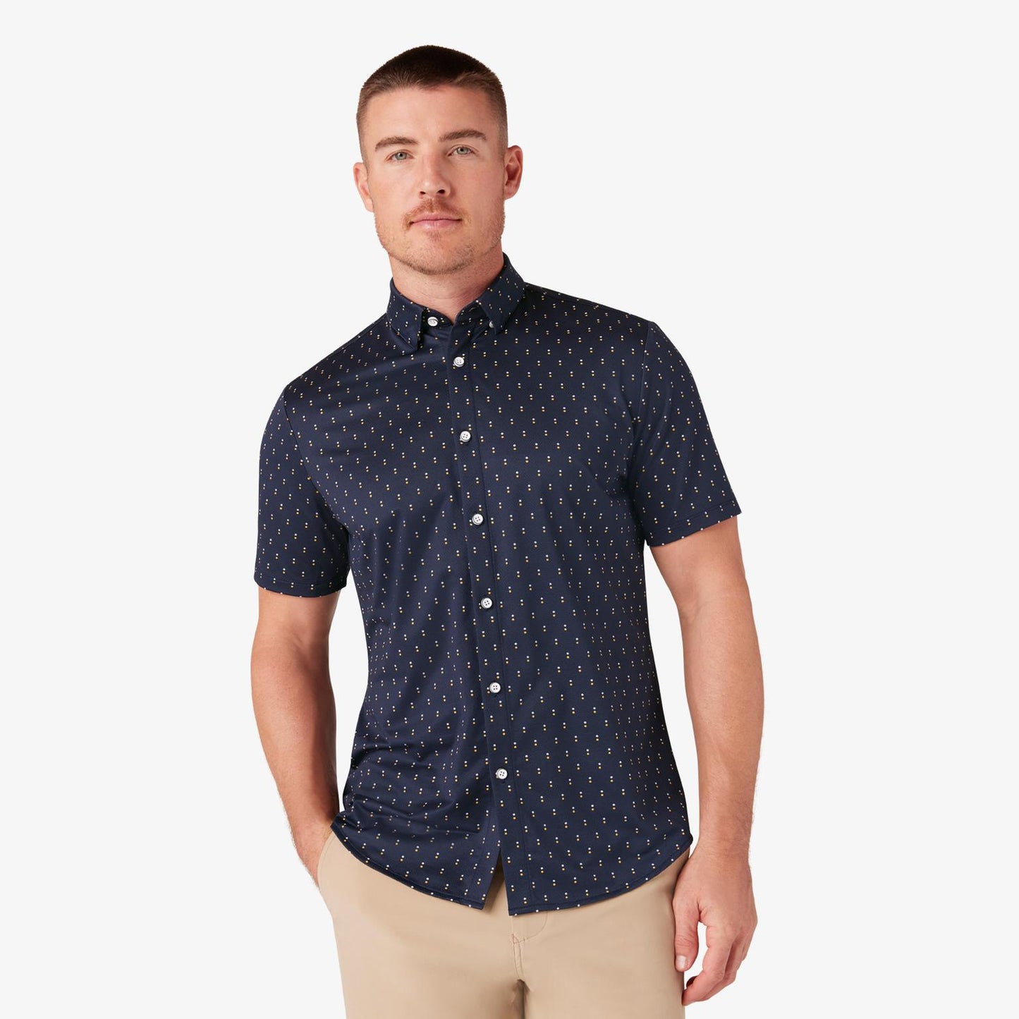 Mizzen + Main Halyard No Tuck Short Sleeve Dress Shirt