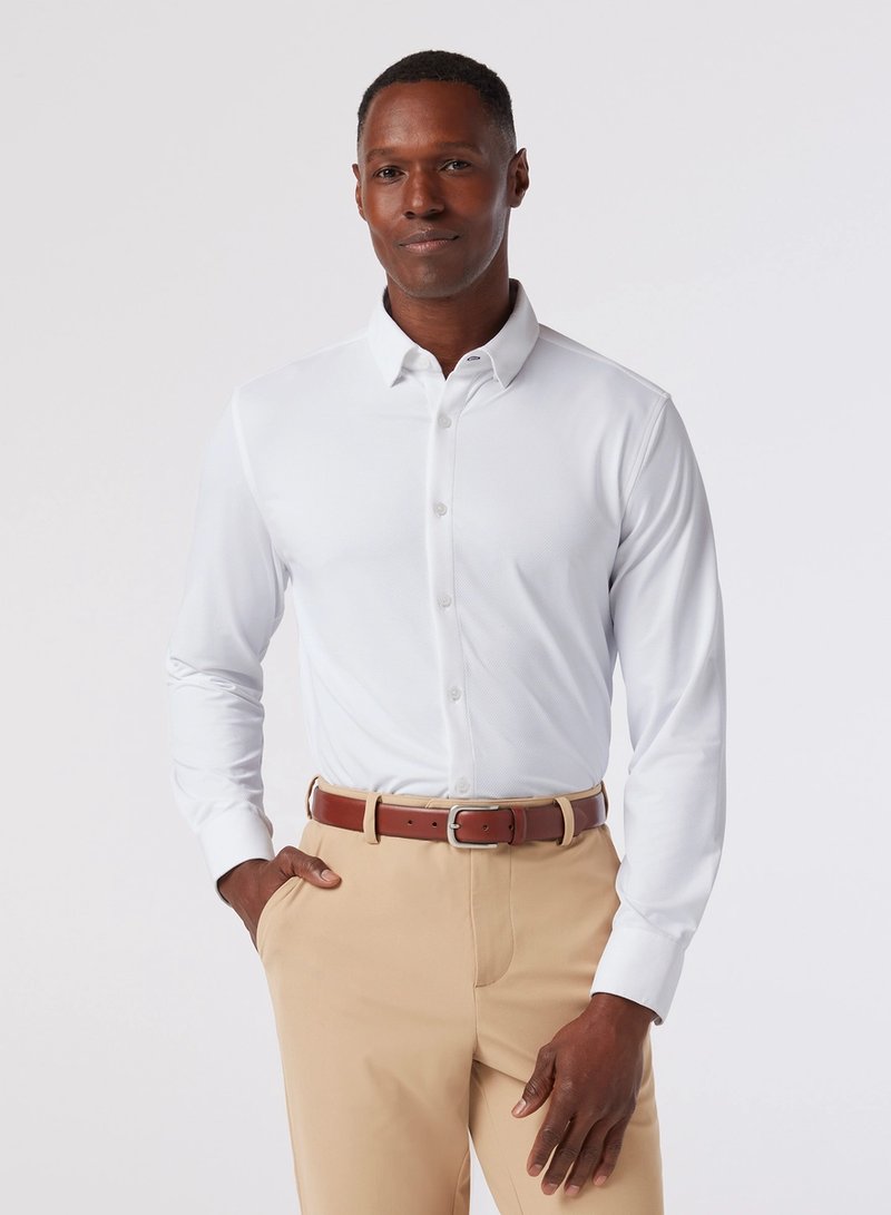 Mizzen + Main Halyard Long Sleeve Dress Shirt