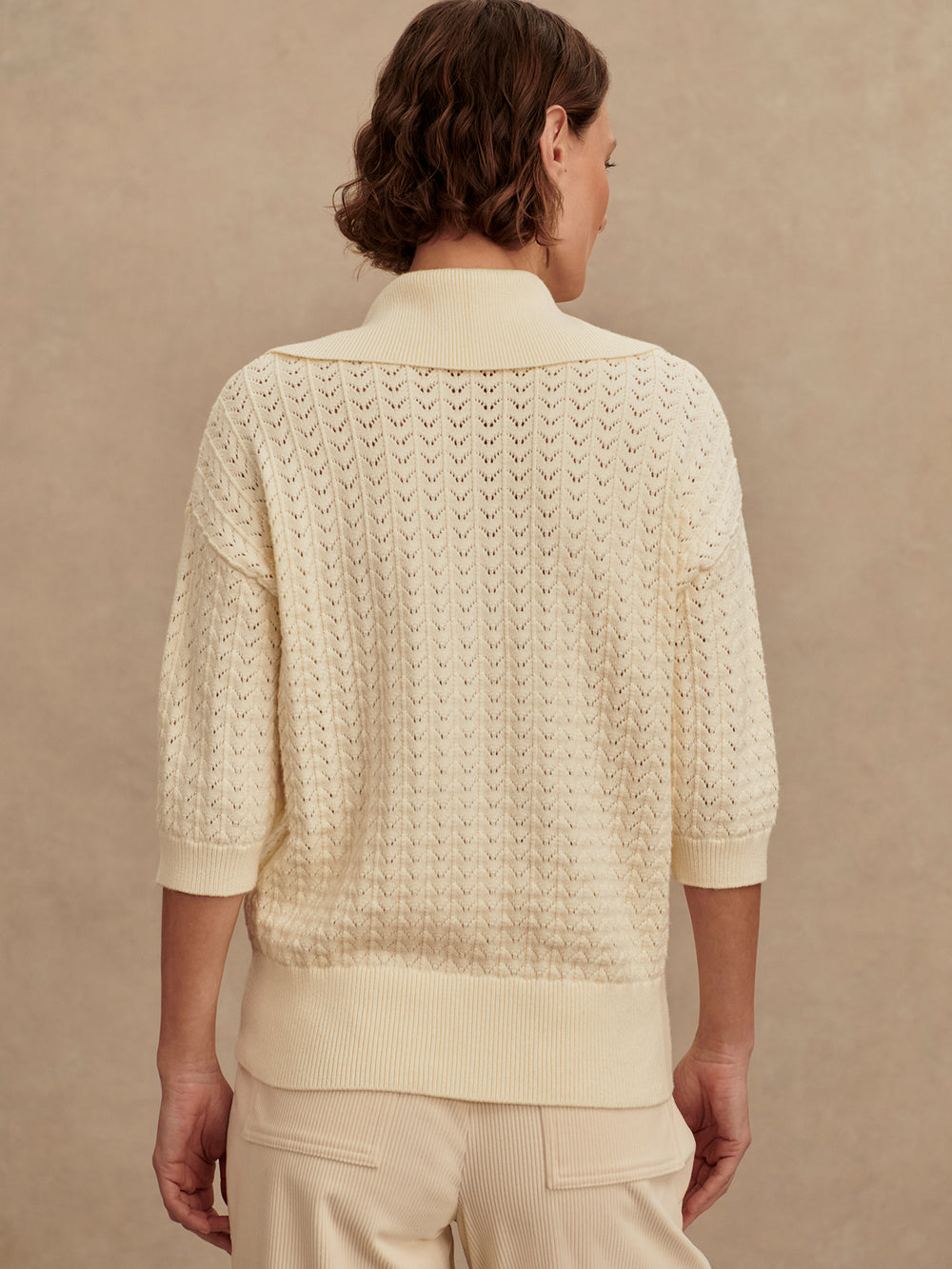 Varley Arney Half Zip Knit Polo