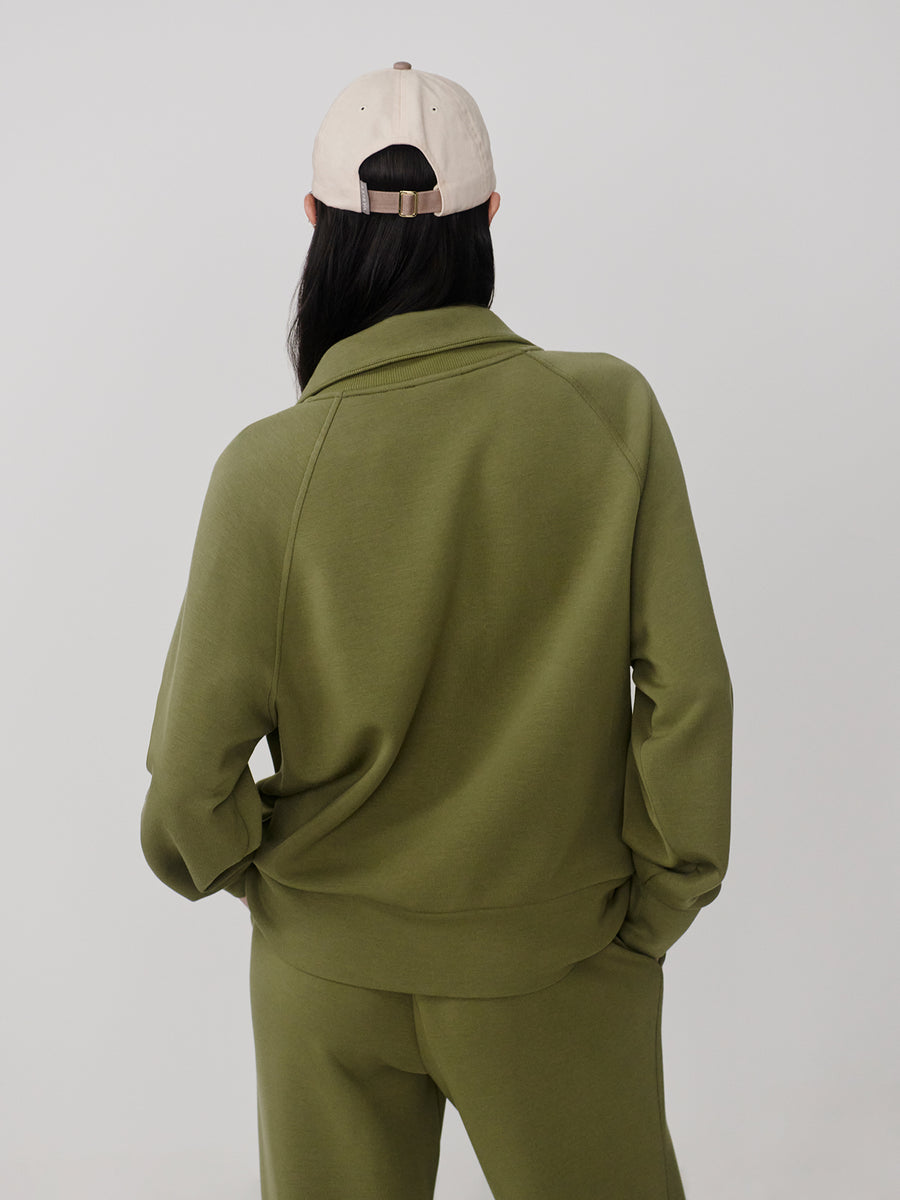 Varley Tyde Zip Through Sweat