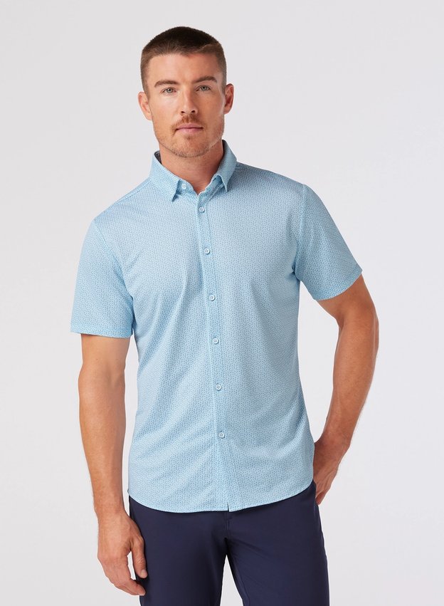 Mizzen + Main Halyard Short Sleeve Dress Shirt