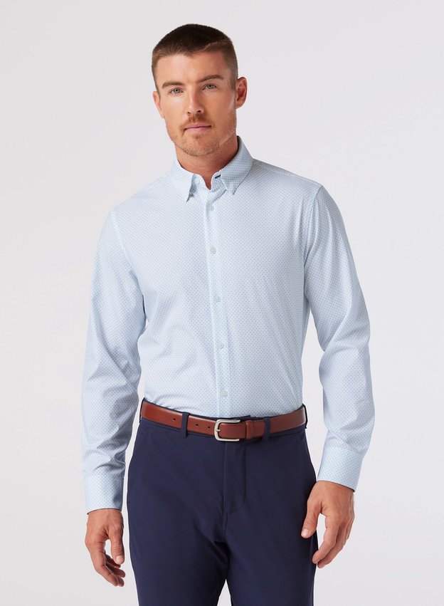 Mizzen + Main Leeward Long Sleeve Dress Shirt