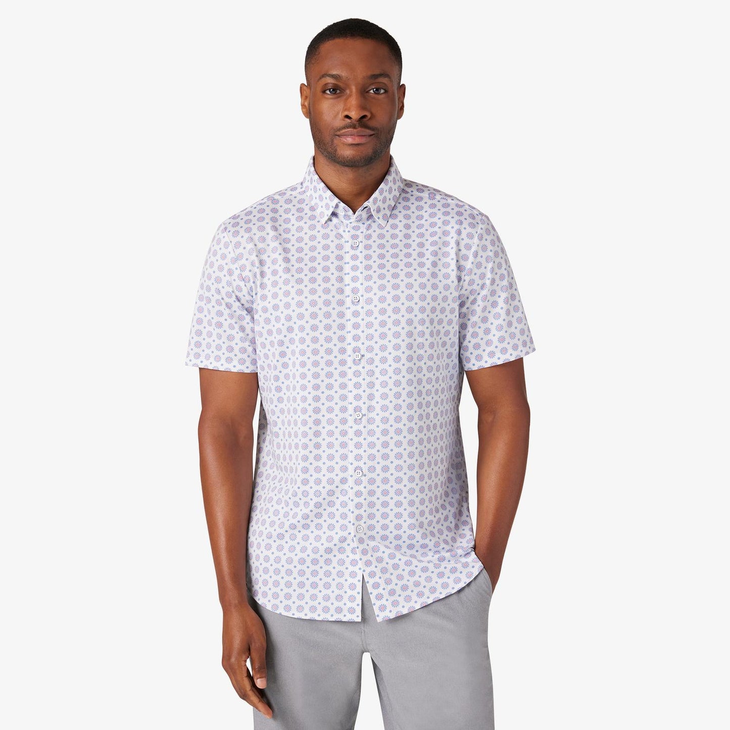 Mizzen + Main Halyard No Tuck Short Sleeve Dress Shirt