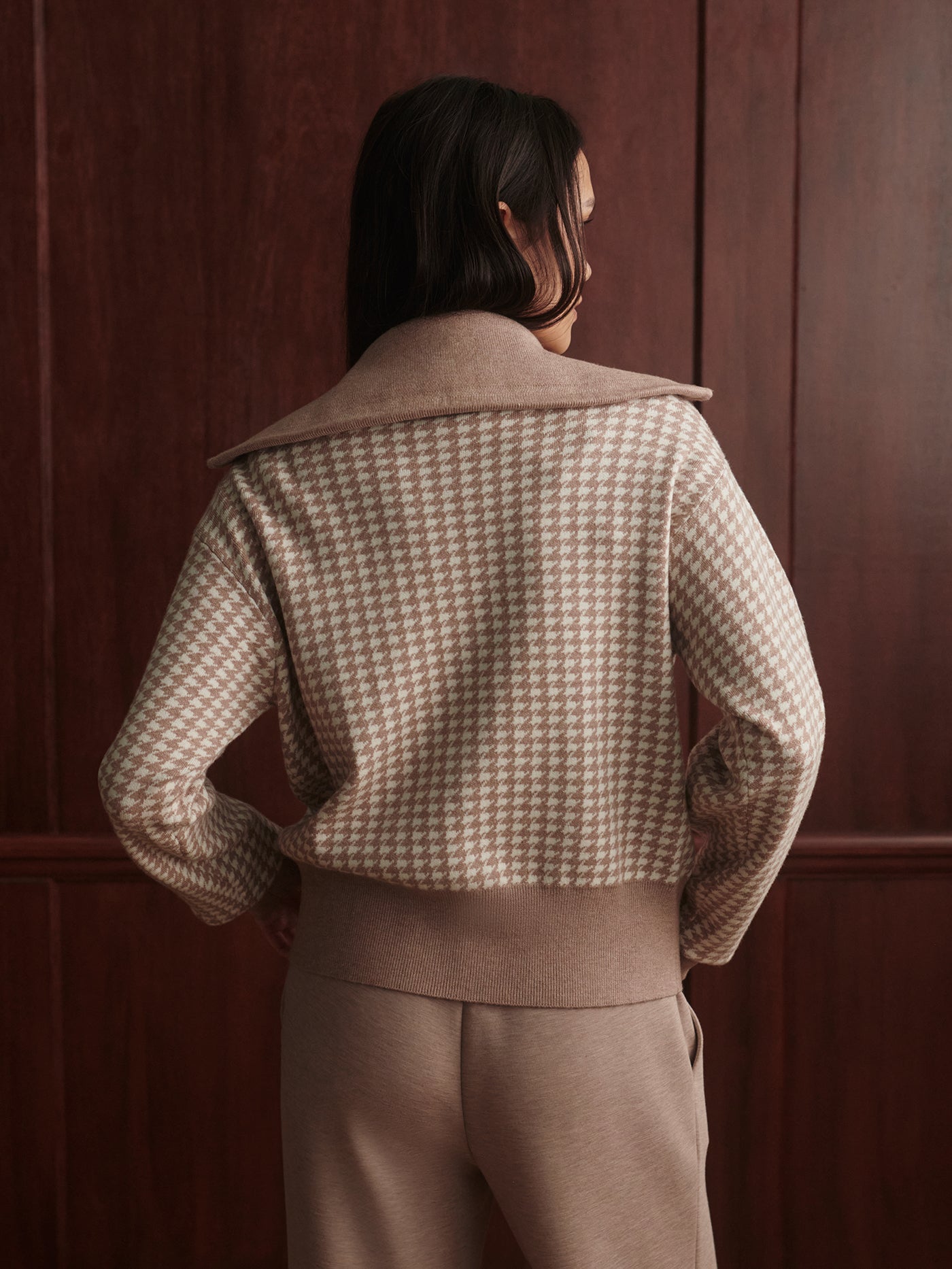 Varley Ablett Jacquard Knit Jacket