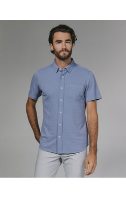 7 Diamonds Men's Bennet Short Sleeve Shirt