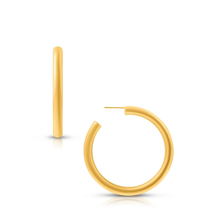 Ellie Vail Flora Medium Hoop Earring