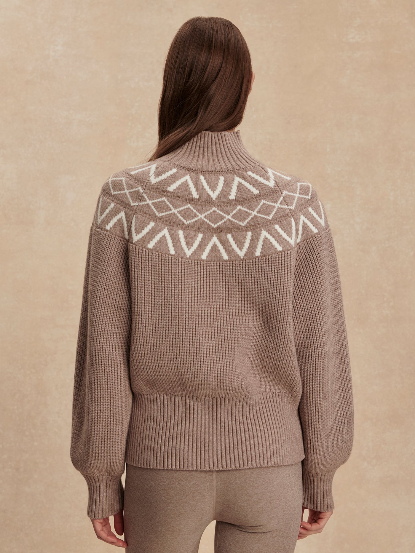 Varley Marcie Fairisle Yoke Knit