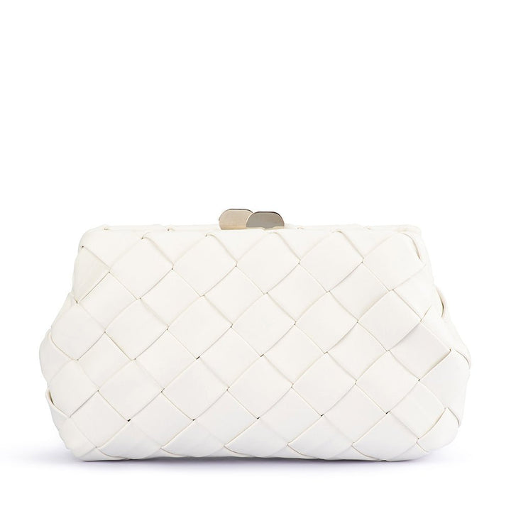 Olga Berg Quinn Woven Clutch