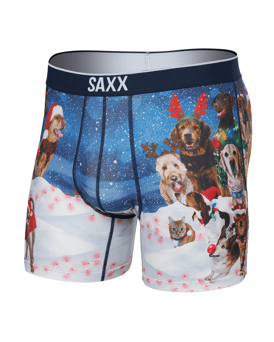 SAXX Volt Breathable Mesh Boxer Brief 5" (Holiday)