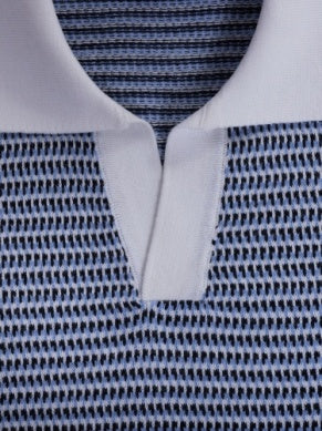 Bugatchi Short Sleeve Johnny Collar Sweater