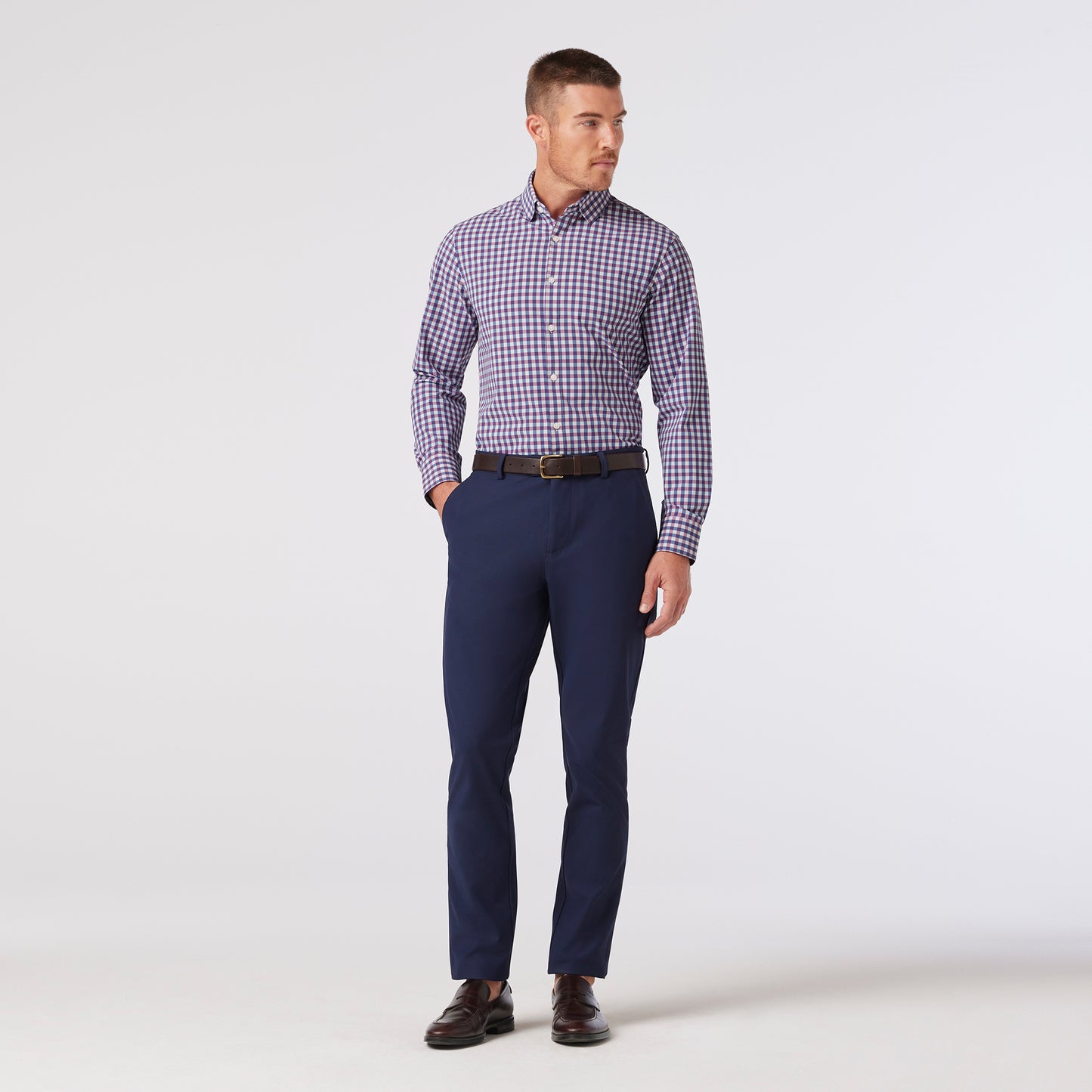 Mizzen + Main Leeward Long Sleeve Dress Shirt