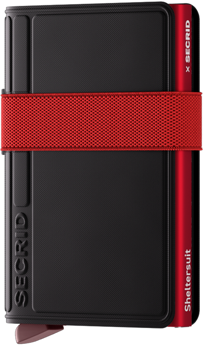 Secrid Bandwallet Sheltersuit (Black-Red)