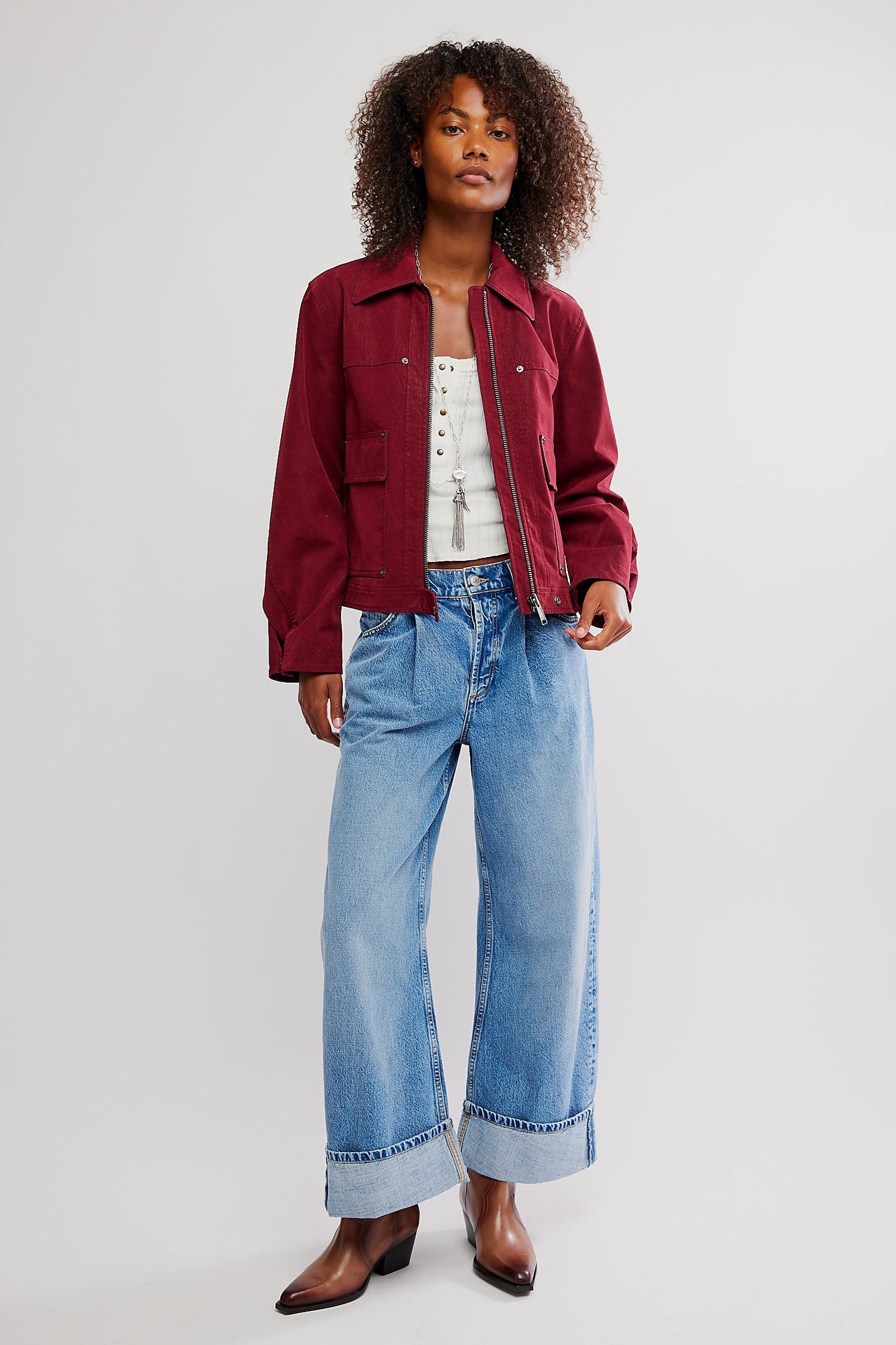 Free People Blair Vegan Suede Jacket