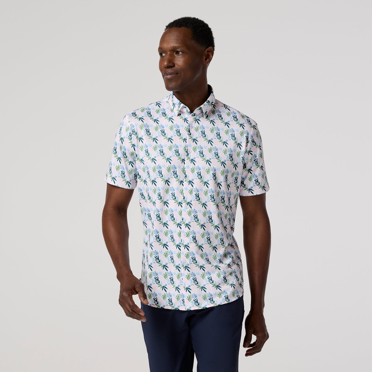 Mizzen + Main Halyard Short Sleeve Dress Shirt