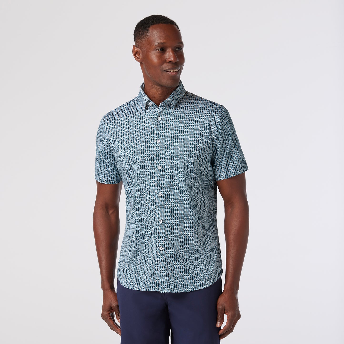 Mizzen + Main Halyard Short Sleeve Dress Shirt