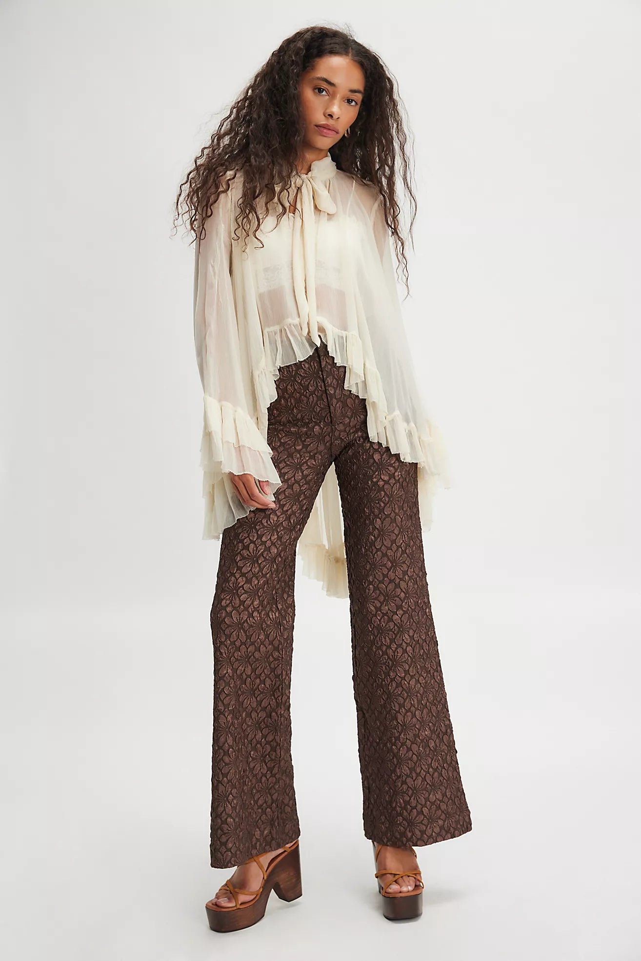 Free People Runaway Floral Flare