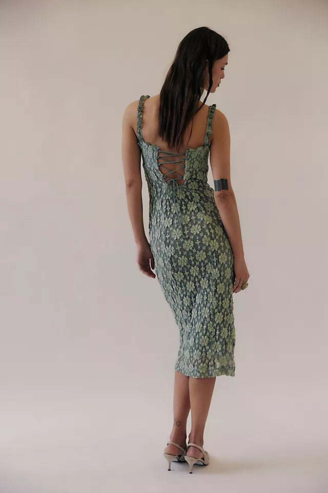 Free People Lucinda Lace Midi