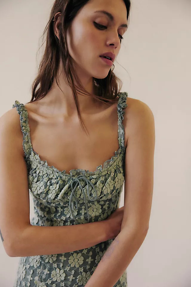 Free People Lucinda Lace Midi
