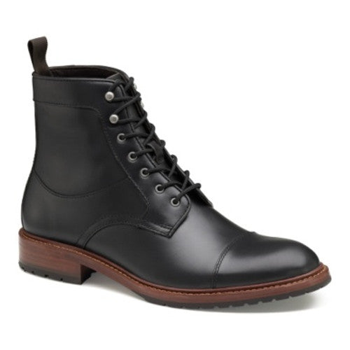Johnston & Murphy Knox Cap-Toe Shearling Boot