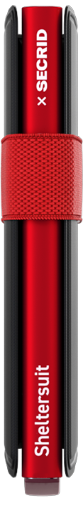 Secrid Bandwallet Sheltersuit (Black-Red)