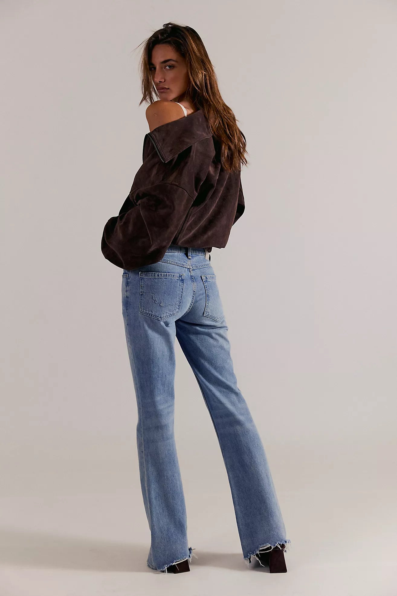 Free People West Coast Relaxed Flare Jean