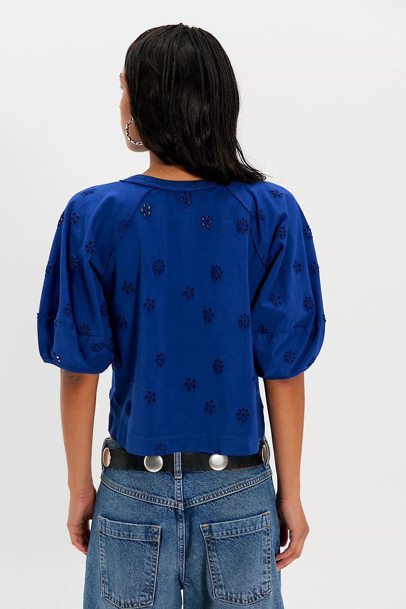 Free People Jessie Eyelet Tee