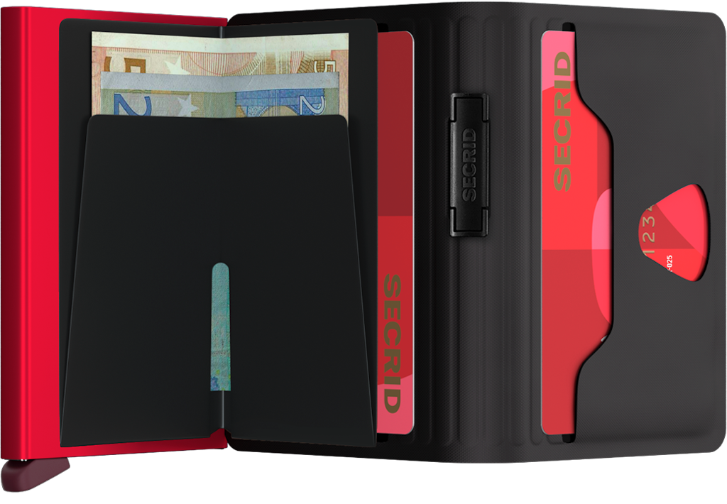 Secrid Bandwallet Sheltersuit (Black-Red)