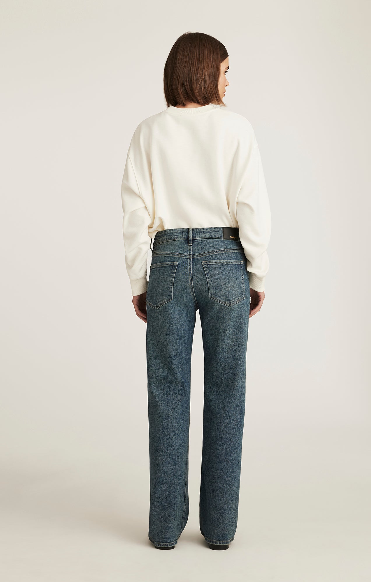 Mavi Women's Taylor High-Rise Straight Leg Jean