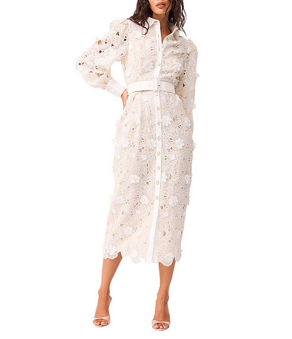 Elliatt Sienna Long Sleeve Midi Dress