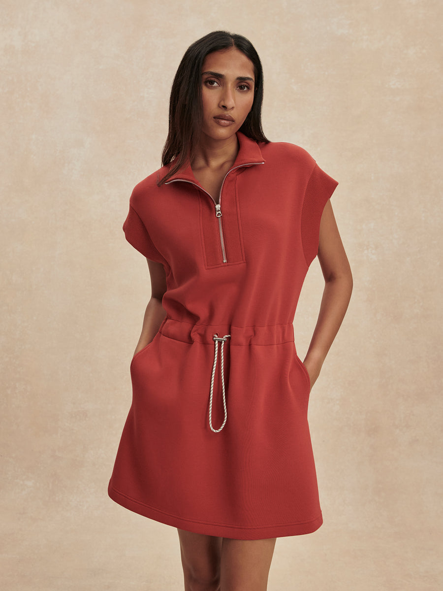 Varley Women's Avaya Half-Zip Dress