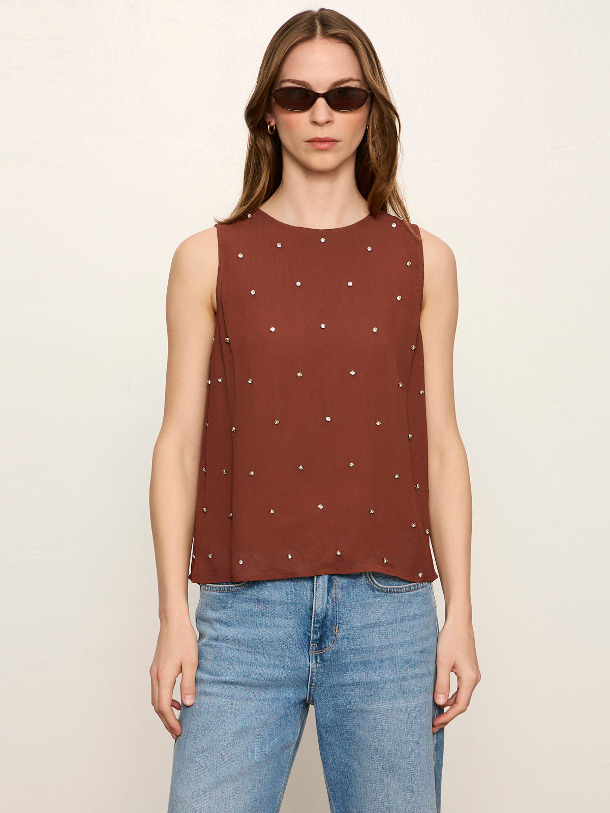 Sanctuary Margo Embellished Shell Top