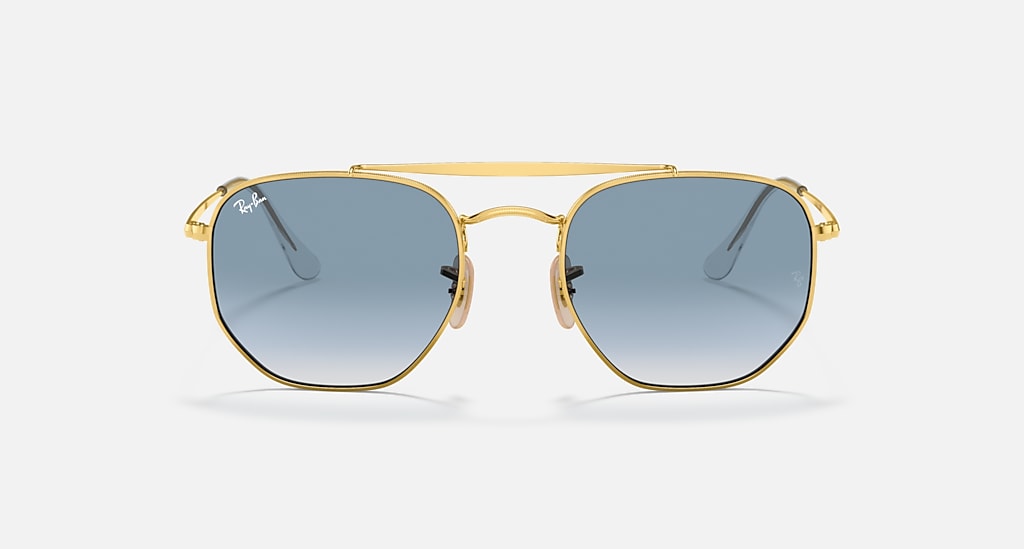 Ray-Ban Marshall RB3648M (Polished Gold / Light Blue)