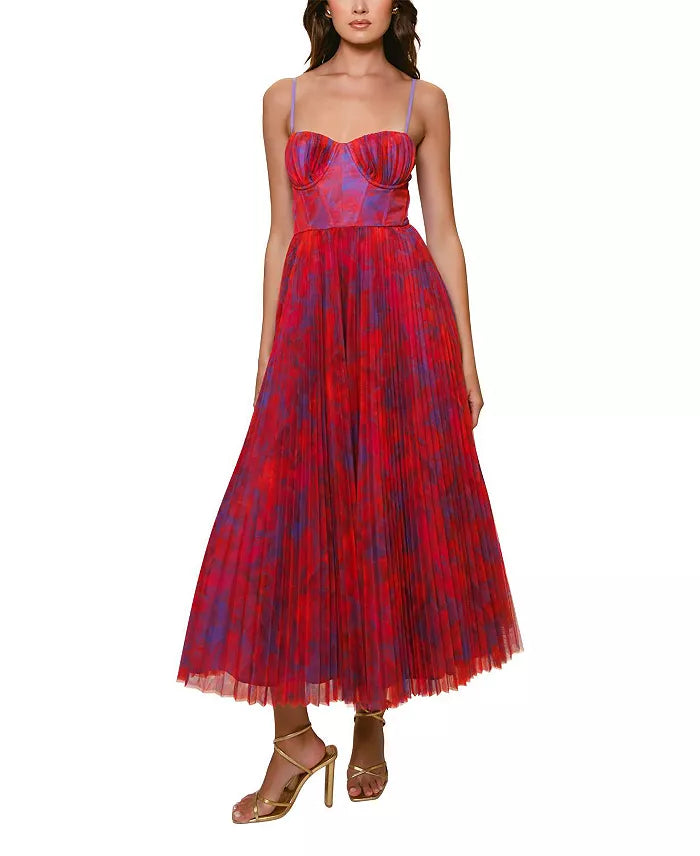 Hutch Amara Floral Tulle Gown