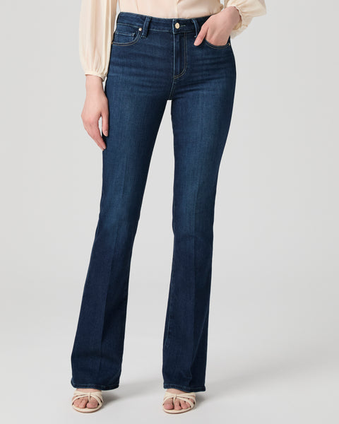 Paige Women's High Rise Laurel Canyon 32" Bootcut Jean - Berlin
