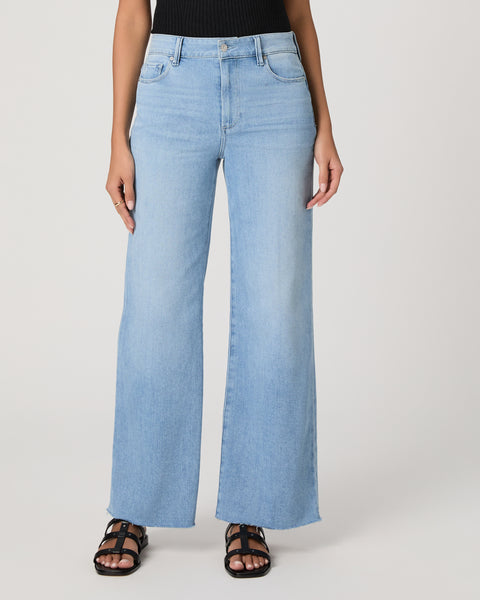 Paige Women's Anessa 31" Wide Leg Jean - Santorini Sky