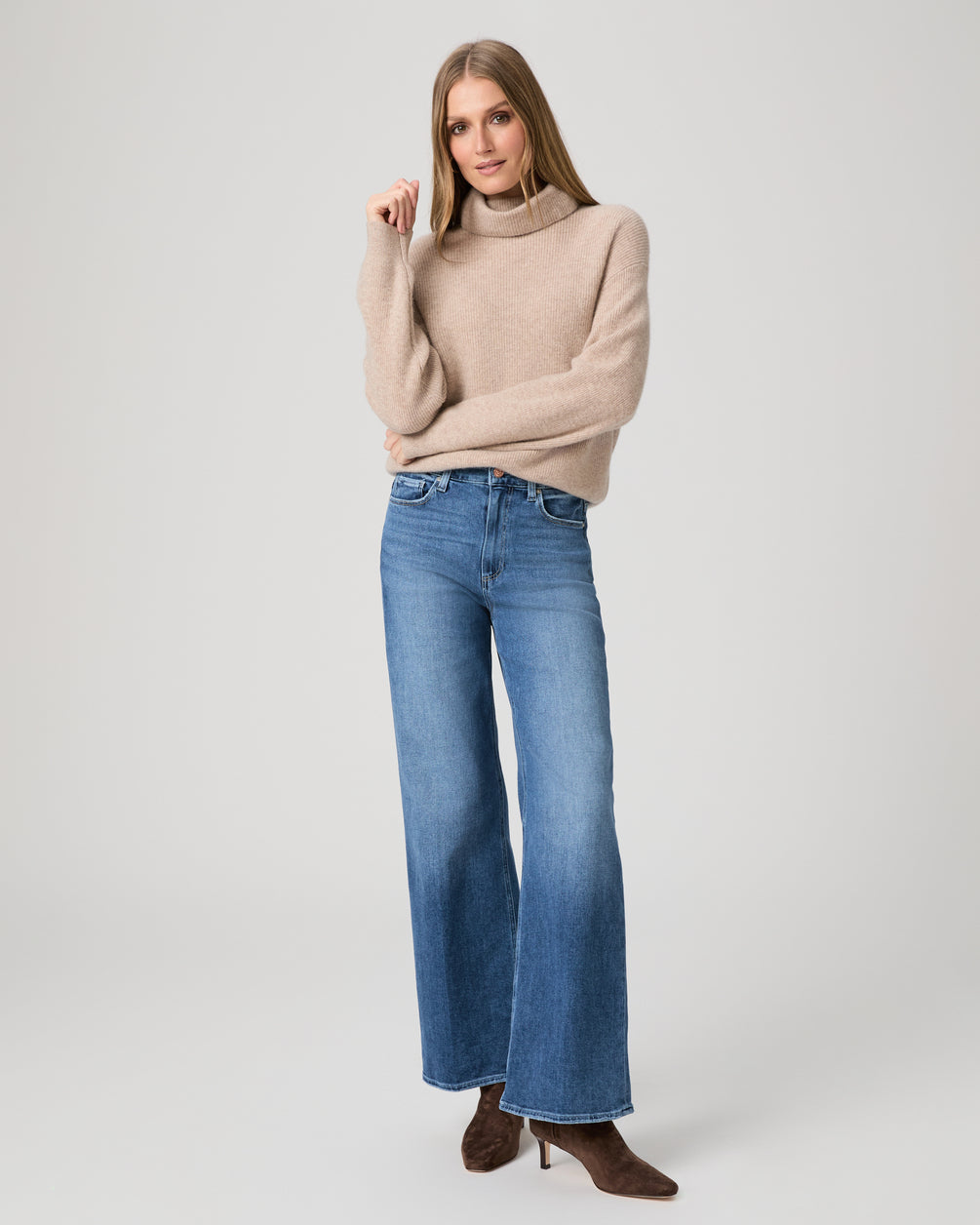Paige Women's Anessa 31" Wide Leg Jean