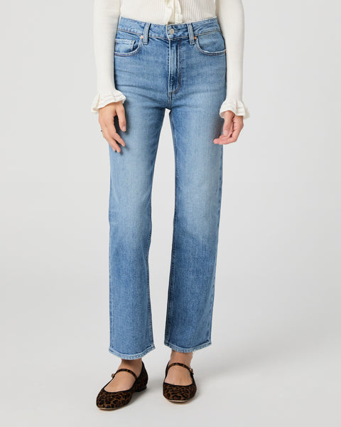 Paige Women's Stevie Ankle Straight Jean - Heroes