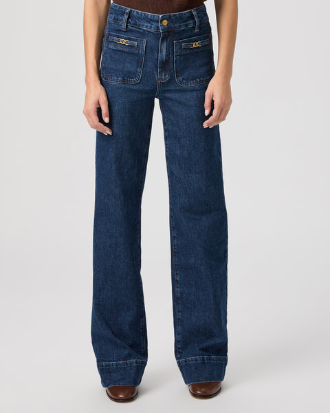 Paige Women's Sasha 32" Wide Leg Jean - Enfield