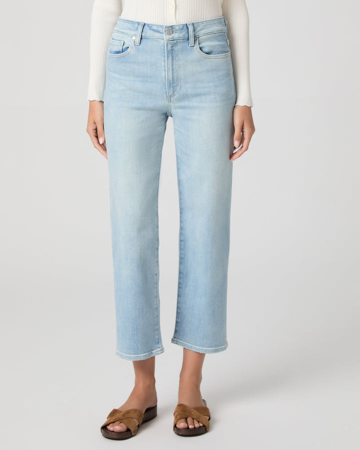 Paige Women's Stevie Crop Ankle Boot Jean - Coliseum