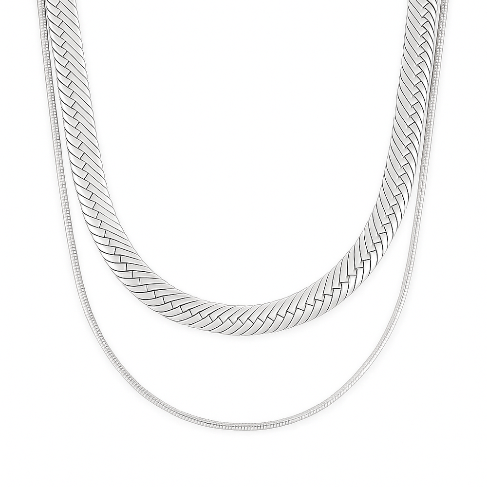 Ellie Vail Cassia Double Chain Necklace