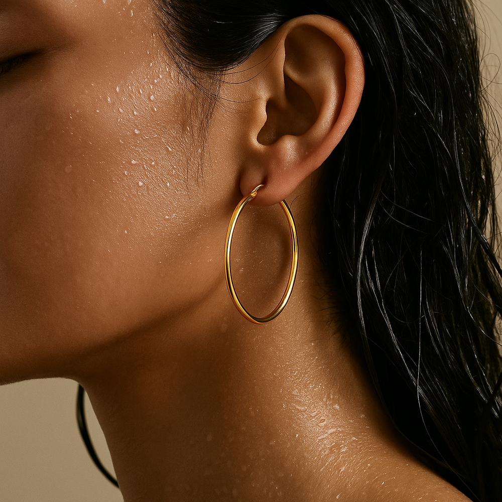 Ellie Vail Laurette Large Hoop Earring
