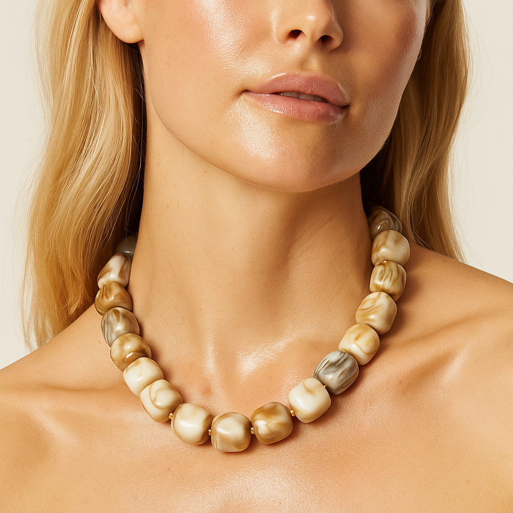 Ellie Vail Uma Oversized Beaded Necklace