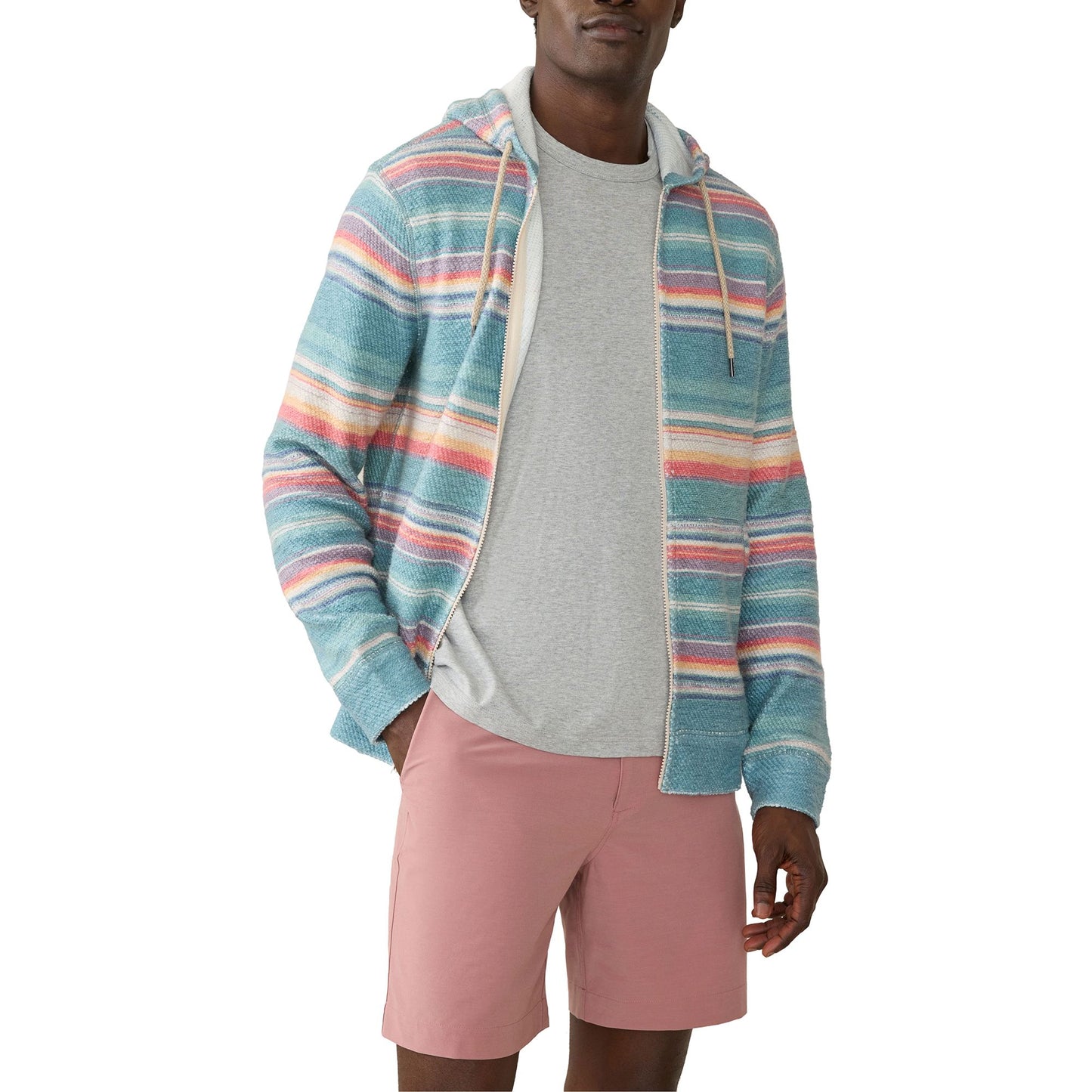 Faherty Men's Whitewater Full Zip Hood