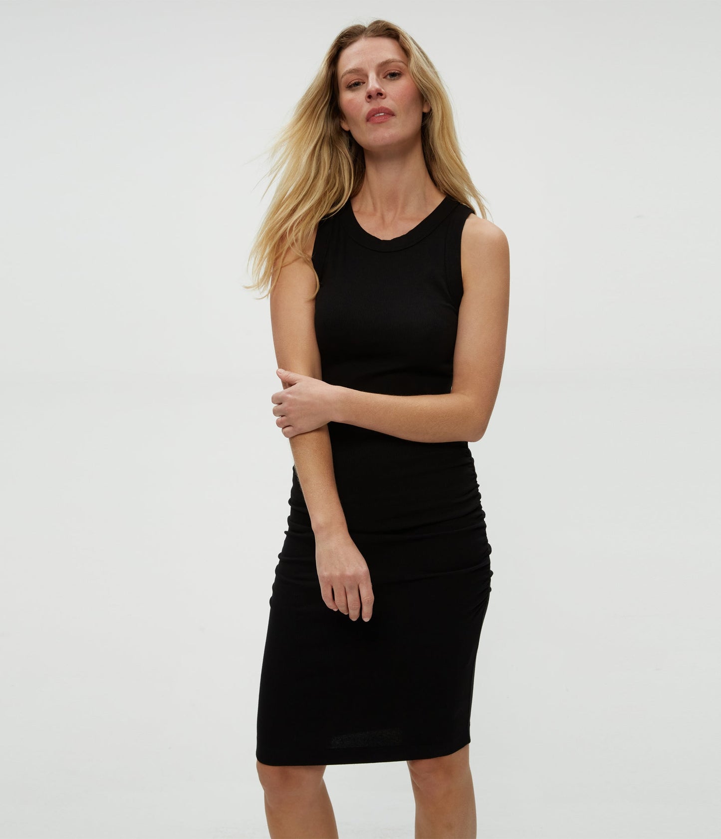 Michael Stars Demi Above Knee Dress - Ultra Rib