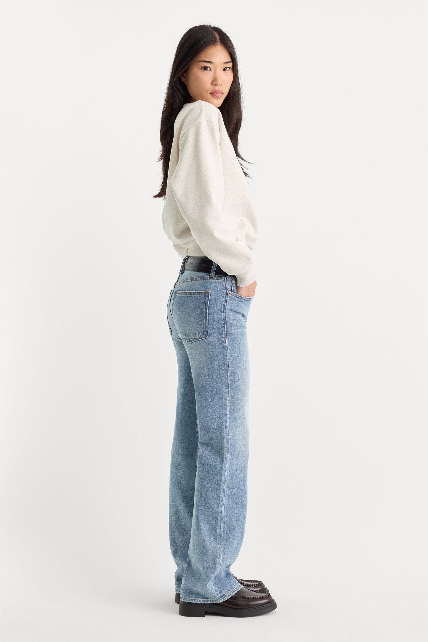 Good American Women's Vintage Low Loose Jeans