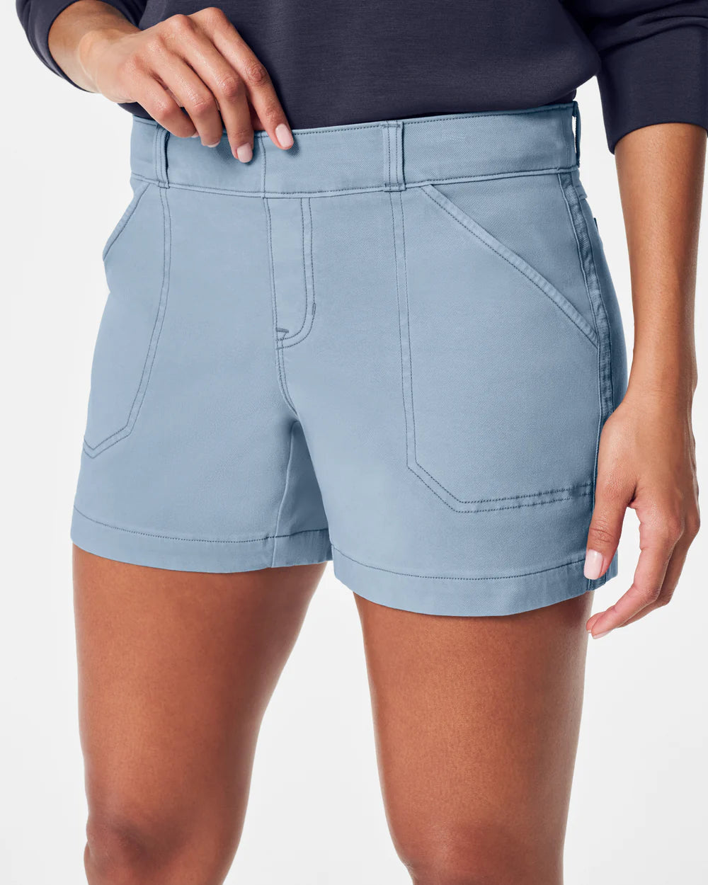 SPANX Stretch 4" Twill Shorts (Seasonal)