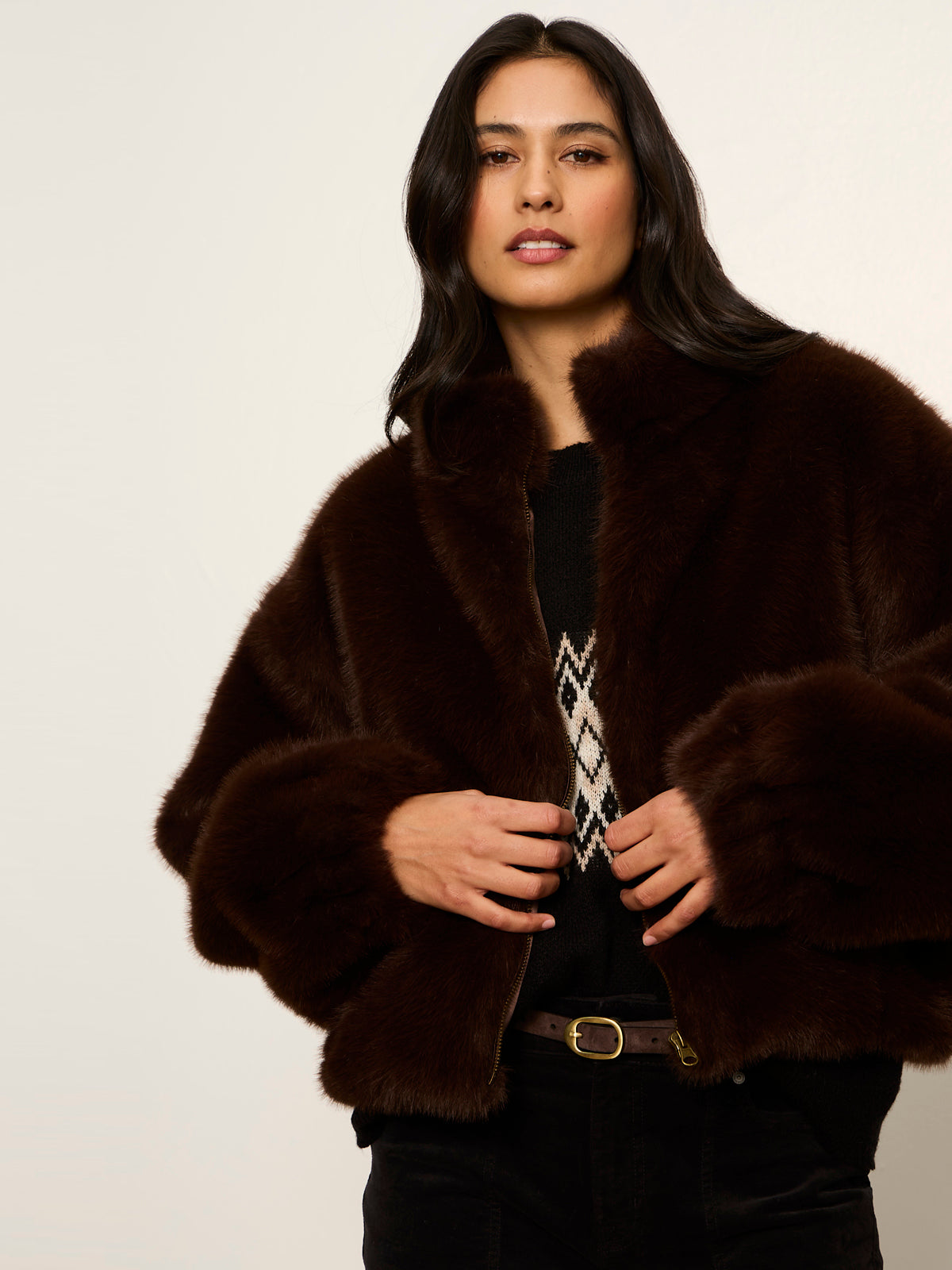 Sanctuary Women's Everest Fur Bomber Jacket