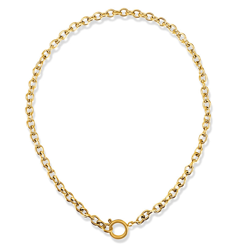 Ellie Vail Melody Sailor Clasp Chain Necklace
